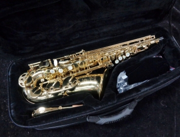 Photo New Selmer Paris AXOS Professional Alto Sax in Gold Lacquer