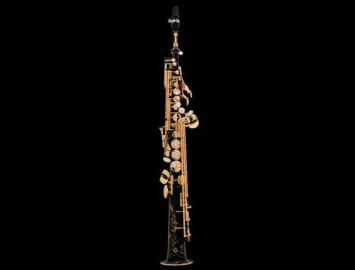 Photo New Selmer Serie III Jubilee Series Soprano Saxophone in Black Lacquer