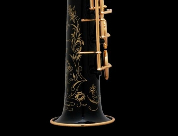 Photo New Selmer Serie III Jubilee Series Soprano Saxophone in Black Lacquer