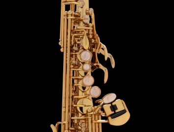 Photo New Selmer Serie III Jubilee Series Soprano Saxophone in Gold Plate