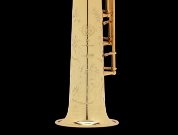 Photo New Selmer Serie III Jubilee Series Soprano Saxophone in Gold Plate