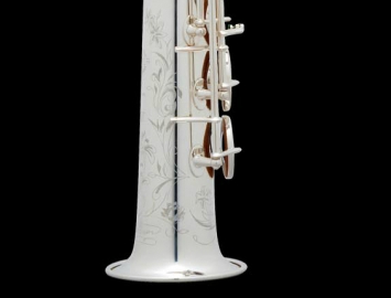 Photo New Selmer Serie III Jubilee Series Soprano Saxophone in Silver Plate