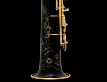 Photo New Selmer SA80 Serie II Jubilee Series Soprano Saxophone in Black Lacquer