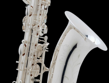 Photo New Selmer SA 80 Serie II Jubilee Series Baritone Saxophone in Silver Plate