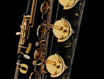 Photo New Selmer SA 80 Serie III Jubilee Series Baritone Sax in Black Lacquer