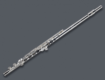 Photo New Tomasi 10-SIB Silver Plated Open Hole Flute with Sterling Silver Headjoint