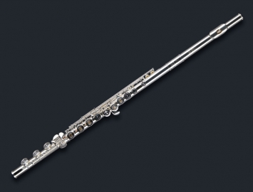 Photo New Tomasi 10SC-GOB Sterling Silver Open Hole Flute with Sterling Headjoint, Gold Riser