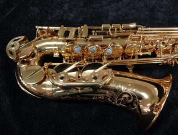 Photo NEW Buffet Crampon Senzo Red Brass Professional Model Alto Sax in Gold Lacquer