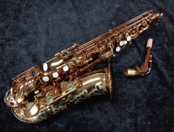 Photo NEW Saxquest Step-Up Advanced Alto Saxophone in Cognac Lacquer