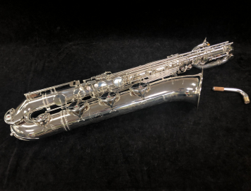 Photo New Yamaha Custom YBS-82S Professional Baritone Saxophone in Silver Plate