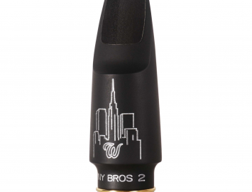 Photo New! NY BROS 2 Hard Rubber Mouthpiece for Alto Sax by Theo Wanne