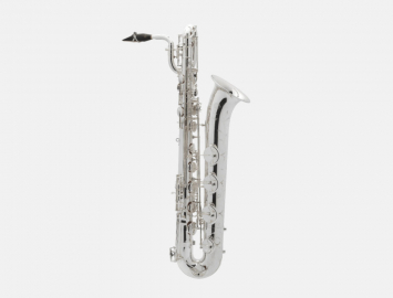 Photo New Selmer SA 80 Serie III Jubilee Series Baritone Sax in Silver Plate