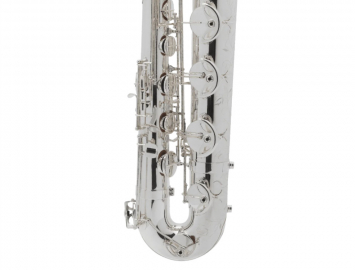 Photo New Selmer SA 80 Serie III Jubilee Series Baritone Sax in Silver Plate