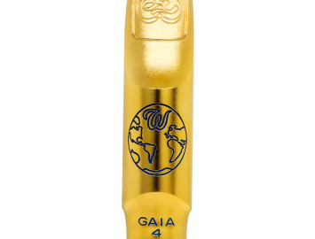 Photo New GAIA Metal Gold Plated Mouthpiece for Tenor Saxophone by Theo Wanne