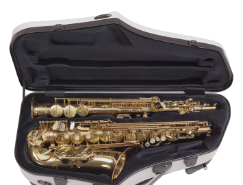 Photo New BAM Hightech Series Double Case for Alto & Soprano Sax