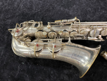 Photo Silver Plated SML 'Super 46' Model Alto Sax w/ Rolled Tone Holes - Serial # 6472