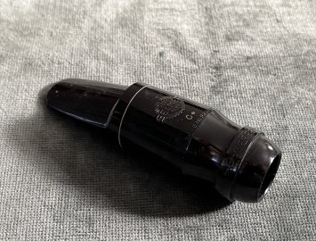 Photo 70s Vintage Selmer Scroll Pattern Alto Sax Mouthpiece - Original C* Facing