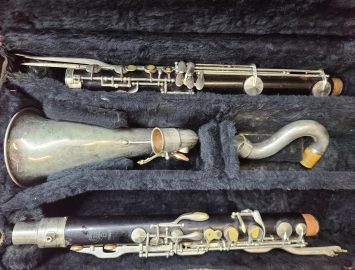 Photo Early Vintage Buffet-Crampon Low-Eb Bass Clarinet #19629