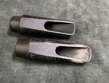 Photo 2 Hard Rubber Alto Sax Mouthpieces - Czechoslovakia and New York