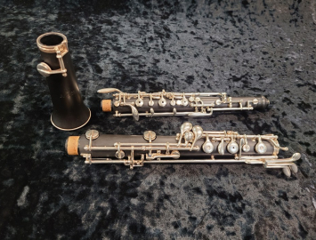 Photo Jupiter JOB-355 Student Oboe with Silver Keys #HP25617 - GIG READY