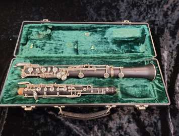 Photo Jupiter JOB-355 Student Oboe with Silver Keys #HP25617 - GIG READY