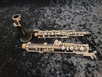 Photo Jupiter JOB-355 Student Oboe with Silver Keys #HP25617 - GIG READY