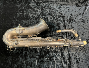 Photo Original Silver Martin Handcraft Alto Sax - Needs Restoration - Serial # 84254