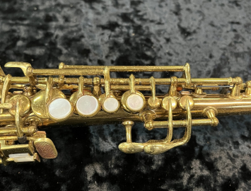 Photo Sweet 1925 Vintage CG Conn Chu Berry Era Sopranino Sax in Eb - Serial # 153993