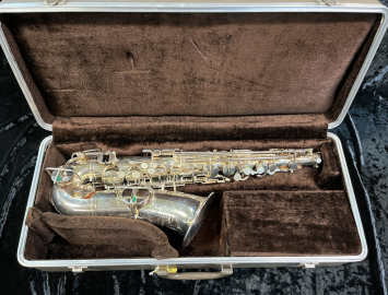 Photo Silver Restored & Engraved Buescher True Tone Alto Sax - Serial # 133560