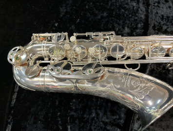 Photo Vintage Selmer Paris Mark VI Tenor Saxophone Silver Plate, Serial #127167