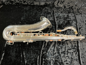 Photo Vintage Selmer Paris Mark VI Tenor Saxophone Silver Plate, Serial #127167