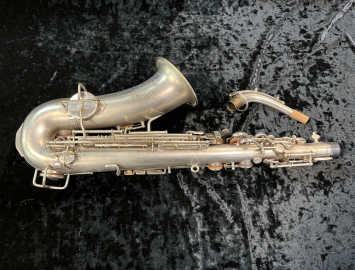 Photo Original Silver First Series Martin Handcraft Alto Saxophone - Serial # 74815