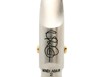 Photo NEW Mindi Abair Metal Rhodium Mouthpiece for Alto Sax By Theo Wanne