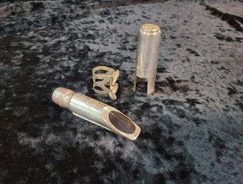 Photo Used Selmer Metal C** Mouthpiece for Alto in Silver