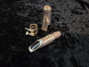 Photo Used Selmer Metal C** Mouthpiece for Alto in Silver