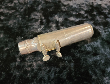 Photo Used Selmer Metal C** Mouthpiece for Alto in Silver