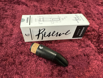 Photo Used D'addario Reserve x25E Hard Rubber Mouthpiece for Clarinet