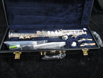 Photo New Yamaha Custom EX YSS-875EXHGS Soprano Sax w/ High G in Silver Plate