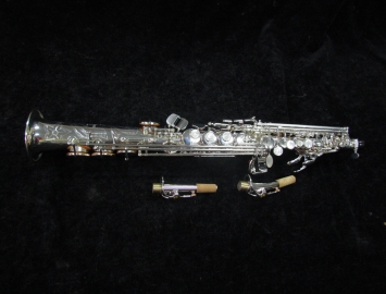 Photo New Yamaha Custom EX YSS-875EXHGS Soprano Sax w/ High G in Silver Plate