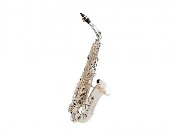 Photo NEW Buffet Crampon Senzo Red Brass Professional Model Alto Sax in Silver Plate