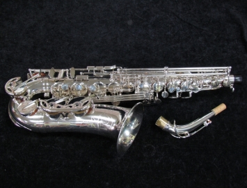 Photo NEW Buffet Crampon Senzo Red Brass Professional Model Alto Sax in Silver Plate