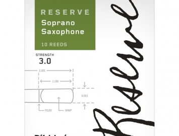 Photo DISCONTINUED PRICE D'Addario Reserve Reeds for Bb Soprano Sax