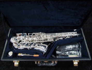 Photo New Yamaha Custom EX YAS-875EX IIS Alto Sax in Silver Plate