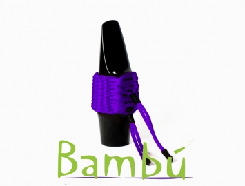 Photo New Bambu Hand Woven Ligature for Alto Sax