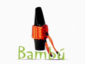 Photo New Bambu Hand Woven Ligature for Soprano Sax