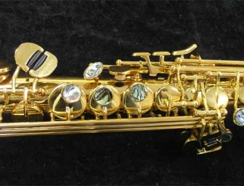 Photo New P. Mauriat System 76 Soprano Gold Lacquer